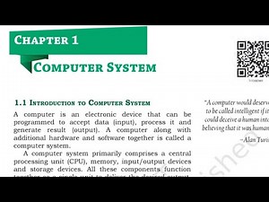 Class 11 computer science ncert chapter 1 computer system #cbse#kvs#nvs#tgt#pgt