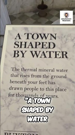 Drinking Buxton's Ancient Roman Magical Healing Water #shorts