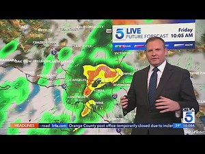 Team coverage: Post-Christmas storm brings more rain to Southern California