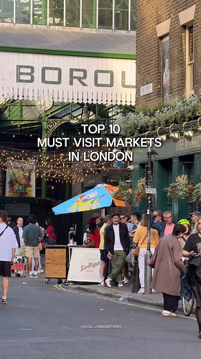 815K views · 5.3K reactions | Top 10 must visit markets in London. 朗...