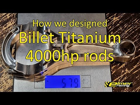 How we made our Billet Titanium connecting rods.