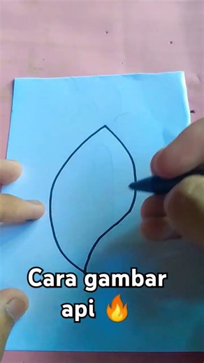 tutorial cara gambar api #tutorial #fyp #viral
