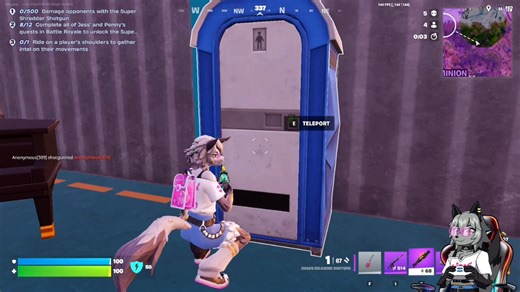 Almost got teamed by the last two players but woof still got the battle royale win 👑🐺#fortnite #furry #fortnitewolfie