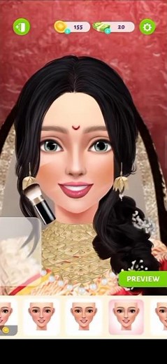makeup wala cartoon makeupgame #shortvideos #makeup