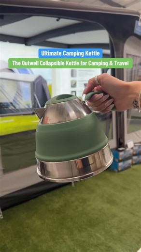 💚 Boil up anywhere with Outwell! Meet the Outwell Collapsible Camping Kettle — the space-saving essential every camper needs. Compact, lightweight, and ready for your next brew in the great outdoors. 🏕️✨ Perfect for early-morning coffees, mid-hike tea breaks, or those chilly nights under the stars. 🌌 Adventure ready. Camper approved. ➡️ Tap the link in bio to grab yours! #PurelyOutdoors #Outwell #CampingGear #CampingEssentials #OutdoorAdventure #campinglife #campinghacks #outdoorliving #campi