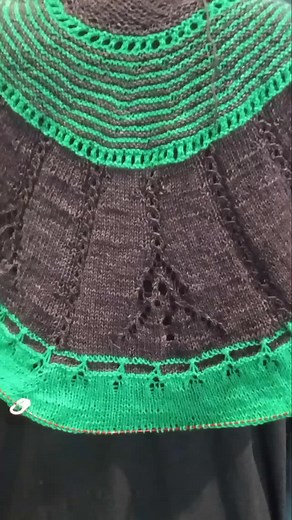 Knits and dips and purl stitches, OH MY! Here's a look at the before, during, and after portion of the blocking process of making the Glinda Shawl Pattern with the Elphaba Yarn Combo..this was a journey! Let me know in the comments if I should make a video about the process! #wittyknitter504 #knitting #fyp #foryoupage #fiberart #foryou #wickedshawls #wicked #elphaba #glinda | The Witty Knitter | Facebook