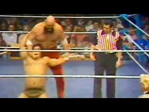 wwf tv 1980 ox baker's final appearance