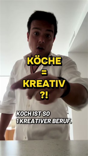Findest du Köche kreativ? 🤔 #koch #gastronomie #sternekoch #hobbykoch #cheflife