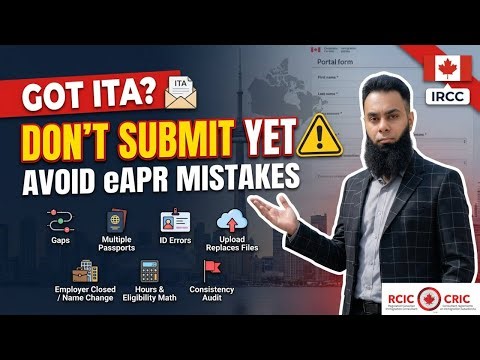 Express Entry ITA Mistakes: Don’t Upload Your eAPR Until You Fix These Red Flags