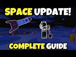 How to COMPLETE the NEW SPACE UPDATE in Roblox Dig It! (Get Alien Goo Fast!)