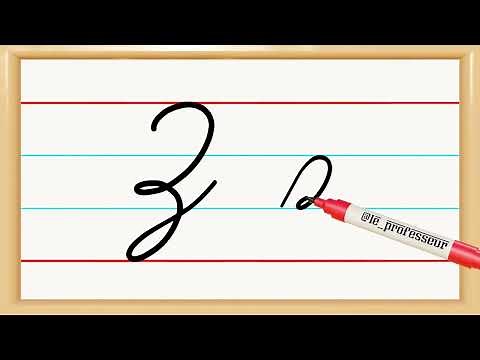 z in cursive writing | capital and small z in cursive writing