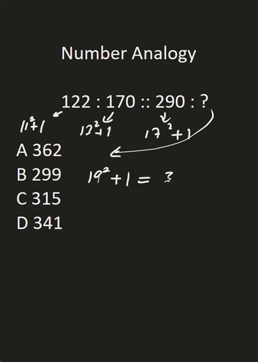 number analogy solve #maths #matheducation #exam #sat #satexam #satprep #satmath #algebra #calculus
