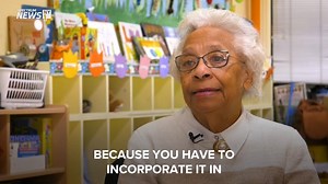 At 84, the job is giving Barbara Robinson plenty of stimulation. While parenting has changed through the years, she says her approach to nursery school has not. http://ny1ne.ws/eBQw5w | Spectrum News NY1