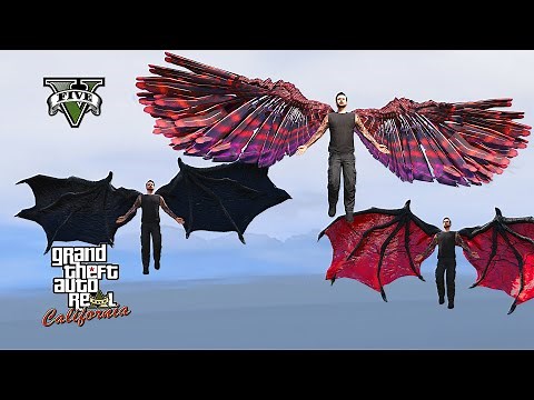 All Angel & Demon Wing Textures Showcase | GTA V Wings Mod