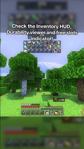 Inventory HUD durability #minecraft #bedrock #betterbedrock #axmbro #client #ui #utility #mcpe #mcbe