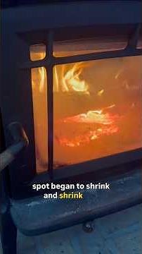 How to clean a wood stove glass door. ￼