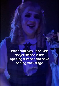 It’s light work for the Blue Cast’s incredible Jane Doe, Eva (@Eva Richey)!! 💙🧸Come watch her cast’s production of Ride the Cyclone this weekend and next weekend at our theater or on our YouTube livestream! 🎢🌀 #ridethecyclone #highschooltheatre #janedoe #musicaltheatre #soprano