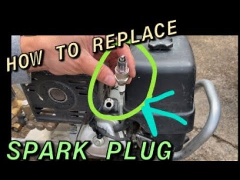 HOW TO CHANGE SPARK PLUG ON A PRESSURE WASHER