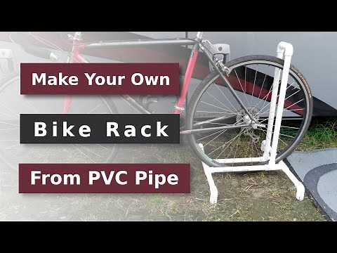 How to Make a Bike Rack Out of PVC Pipe