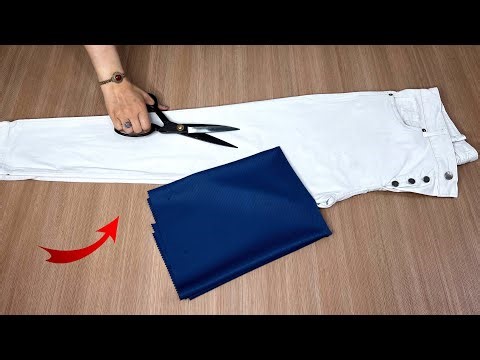 ✅💥 [DIY] Fantastic tutorial!new technique for renovation ♻️ how to turn jeans into a vest|vest|jeans