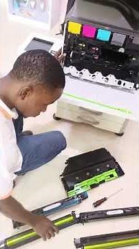 How to remove Drum and Developer Unit for Sharp MX series