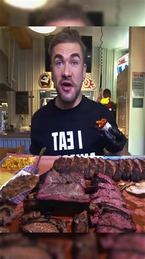 Part2:THE OWNER BET ME $500 I CAN’T BEAT HIS MASSIVE XXL BBQ CHALLENGE! #FoodChallenge #EatingChallenge #BigEats #FoodieTok #BBQ