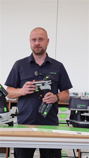 Perfect partner to the Edge bander CONTURO KA 65 is now cordless! Here's the MFKC 700 KA cordless module edge router. 🙌🔋 Product code: 578013 ➡️ find it at your local Festool dealer. #festooluk #cordlesstools #woodworking #carpentry | Festool