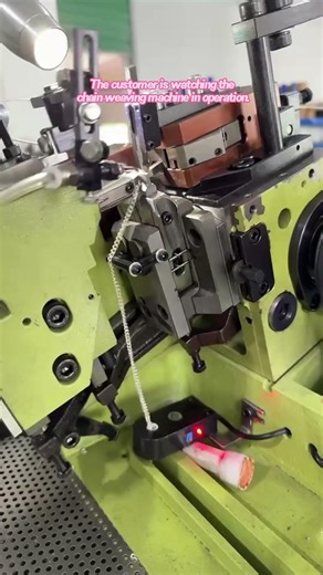 Professional chain machine upgrades jewelry production.