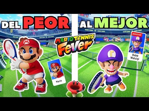 From WORST to BEST CHARACTER in MARIO TENNIS FEVER!!!🔥😱🎾