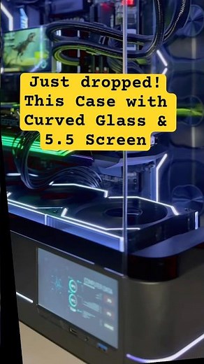 5.5″ LCD + Curved Glass | We Built & Tested the New AC-02 Case | LuxvibePC Build Review