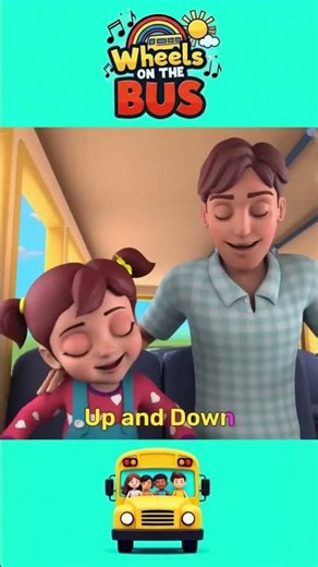 [1 Minute Loop] Wheels On The Bus 🚌 Christmas Jingle Song for Kids | Rhyme & Holiday Animation
