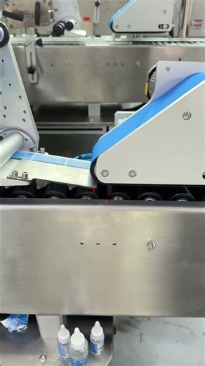 Eye drop bottle labeling machine#labelingmachine #labeling #bottle