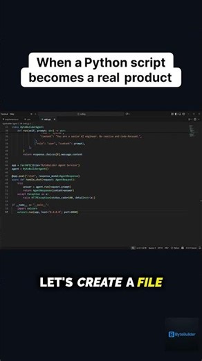 Your Python Script Isn't a Product #aiagents #llm #ai #coding #python #programming