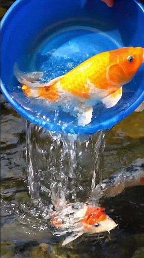 These Koi Fish Colors Are Insane 🌈 #koifish #shorts