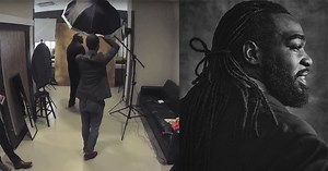 How I Shot Portraits at the Canadian Football League Awards Ceremony