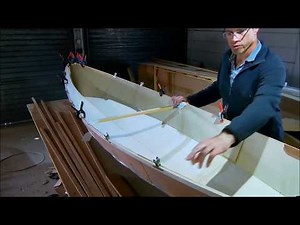 One sheet canoe build - Part 3: Smooth joints and fair curves.