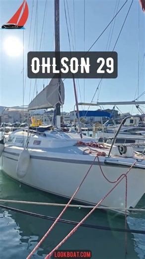 Look Boat on Instagram: "The Ohlson 8.8 is a classic and well-maintained sailing yacht, ready to set sail without the need for any additional work. Powered by a Yanmar 3GM 29HP engine (2283 hours) it ensures reliable performance for cruising. The boat is equipped with a Raymarine ST2000 autopilot, Raymarine ST60 Tridata (depth-speed meter), and Raymarine ST60 wind instrument, providing excellent navigation and control. Handling is made even easier with an electric anchor winch with remote contro
