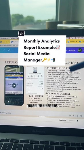 Replying to @minies134 Here’s an example of an in-depth Monthly Analytics Report I present to my clients as a Social Media Manager.⚡️✍️📈 This usually takes me 45 mins - 1 hour to complete. Using my own account & last month’s numbers as an example!!🔑 Should I drop this template in my Stan Store?🔗 Comment below!⬇️ #socialmediamanager #monthlyanalyticsreview #marketingbymadyn #socialmediamanagerlife #socialmediamanagerpricing #socialmediamanagerpackages #socialmediamanagement #socialmediamanagem