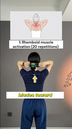 Fix Neck Pain & Rounded Shoulders with a Water Bottle | 4 Simple Posture Exercises #trending