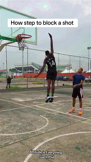 how to step to block #Basketball #viral #fyp #practice #coach_phil #viral #hooper