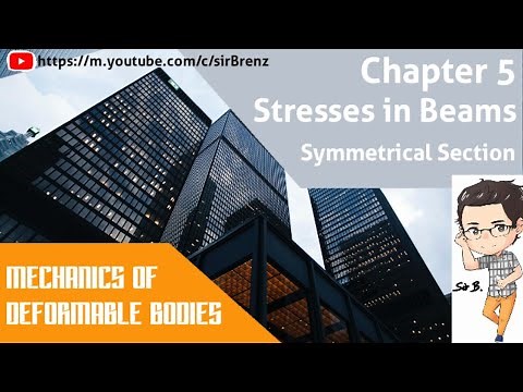 Mechanics of Deformable Bodies - Chapter 5 - Stresses in Beams - Example 1