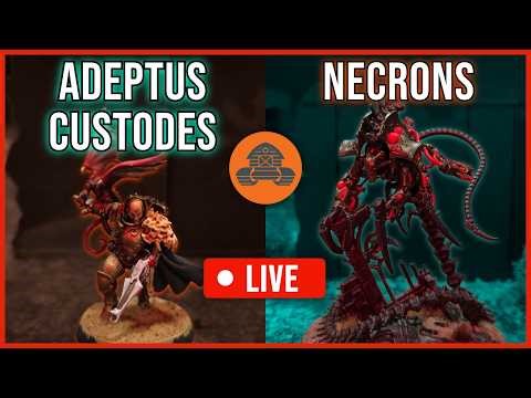 Adeptus Custodes vs Necrons – 2000pt Battle Report | Warhammer 40k