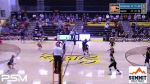 Alyssa Anderson with the exclamation point on set three! Woodlan takes a 2-1 match advantage over Snider on the road at Kilmer Court. | SummitCitySports