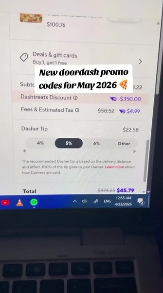New doordash promo codes for May 2026🍕 | door dash code