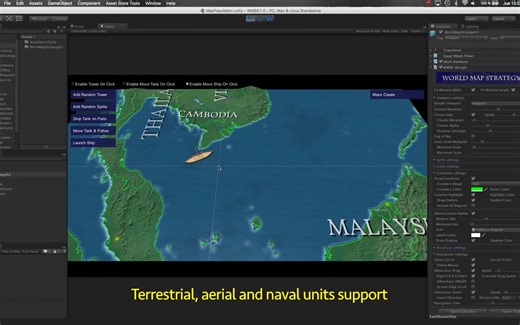u3d世界地图策略套件2~World Map Strategy Kit intro