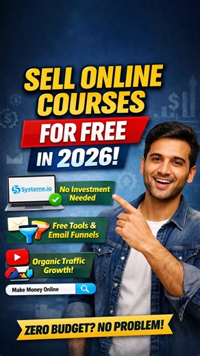 ToolsStack Pro | How to Sell Online Courses for $0 in 2026 🚀 Stop overpaying for your dreams! 💸 If you’re still paying $100+/month for Kajabi or Teachable,... | Instagram