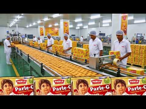 देखिए फैक्ट्री में Parle-G Biscuit कैसे बनता है | Parle-G Manufacturing Process Full Video