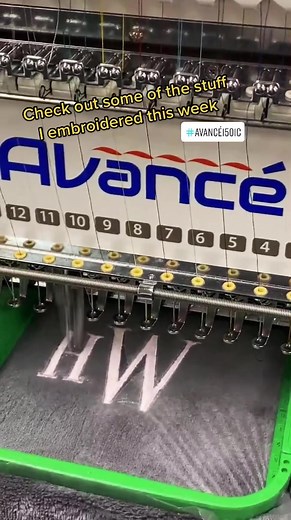 Recent Embroidery Projects with Avancé 1501C