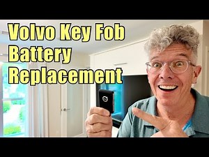 Tutorial Volvo Key Fob Battery Replacement // a CR2032 battery