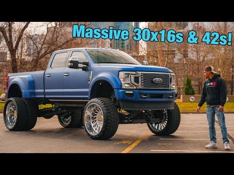 Anylevel F450 Dually Gets $25,000 Wheels & Tires!